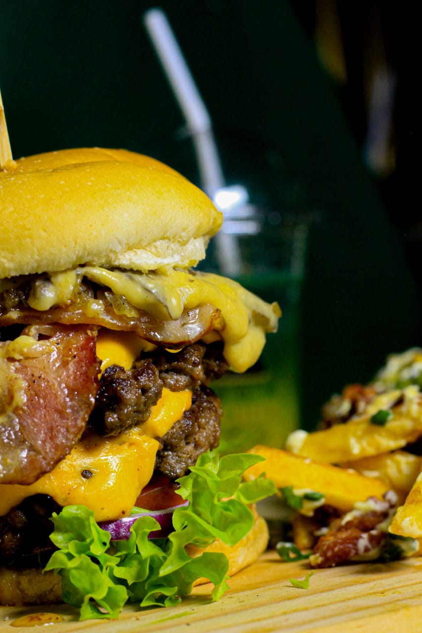 Signature Kamo's Kitchen burger